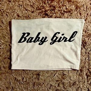 “Babygirl” shein tube top
